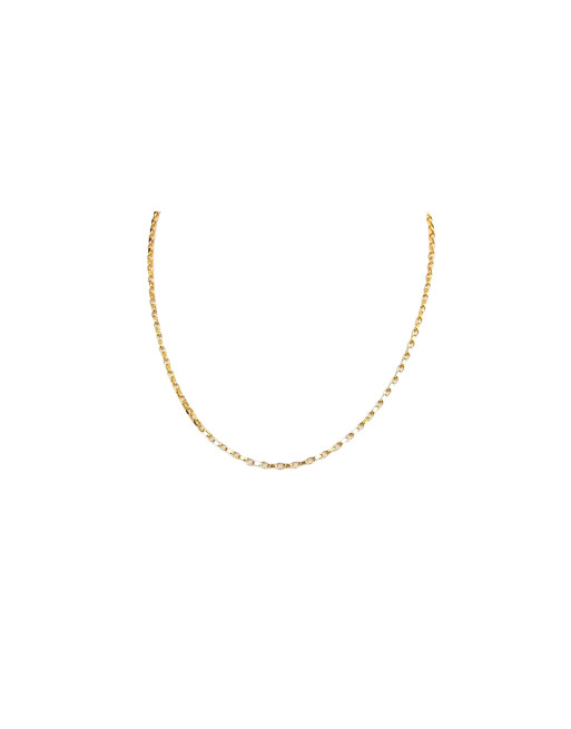 Cadena para Dama Tejido Rolo Oro 18K, 50 cm