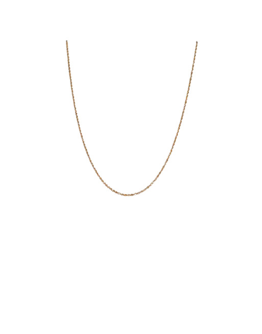 Cadena para Dama Tejido Cordón  de San francisco Oro 18K, 45 cm