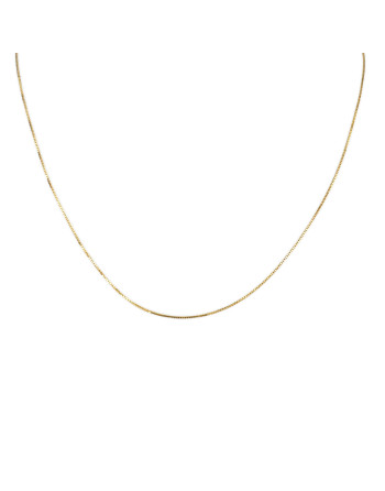 Cadena para Dama Tejido Veneciano Oro 18K,  45 cm