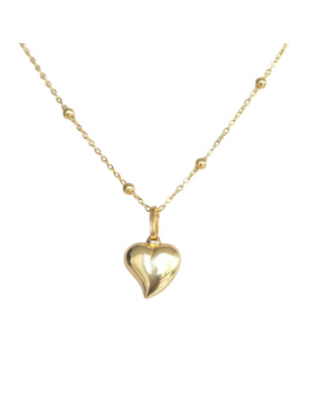 Dije Corazón Mediano 18K