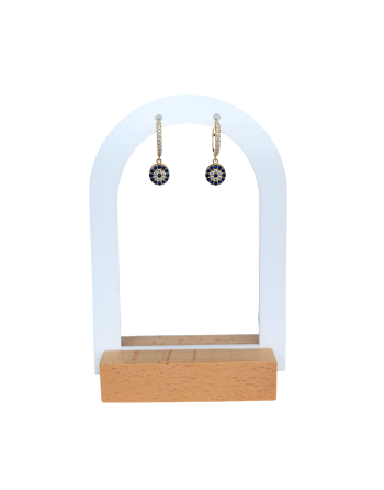 Argolla con Cristales de Zafiro