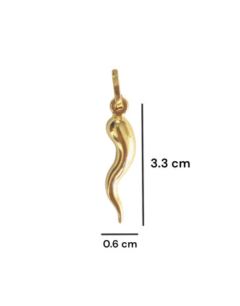 Dije Cuerno Grande 18K