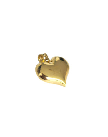 Dije de Corazón Tricolor Oro 18K