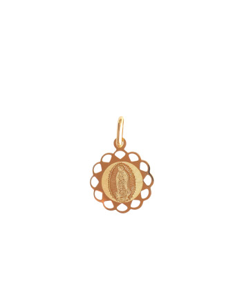 Dije Virgen de  Guadalupe 18K