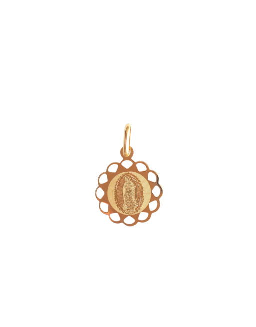 Dije Virgen de  Guadalupe 18K