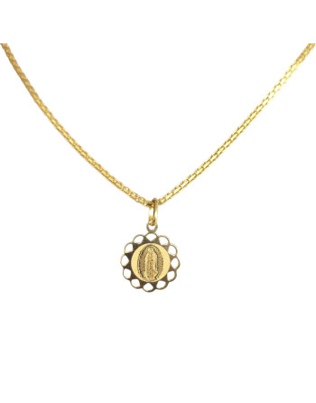 Dije Virgen de  Guadalupe 18K