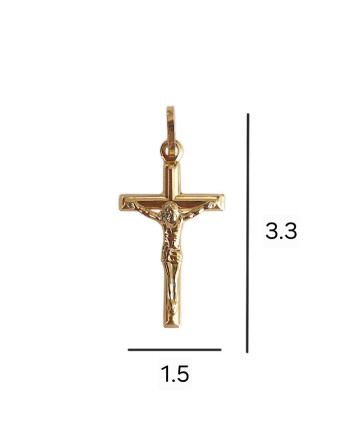 Crucifijo Mediano Oro 18K