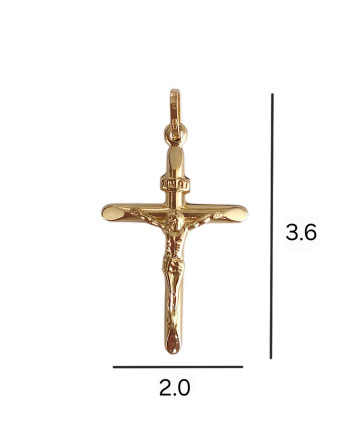 Crucifijo Grande Oro 18K