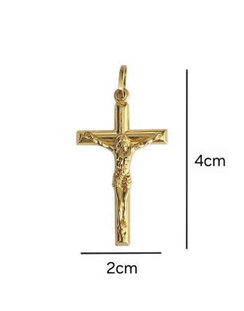 Crucifijo Grande Oro 18K