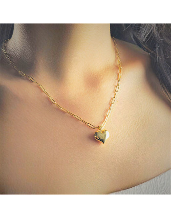 Cadena para Dama Tejido Clip Oro 18k, 50cm