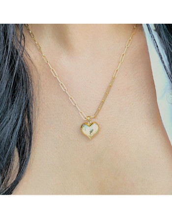 Cadena para Dama Tejido Clip Oro 18k, 45 cm